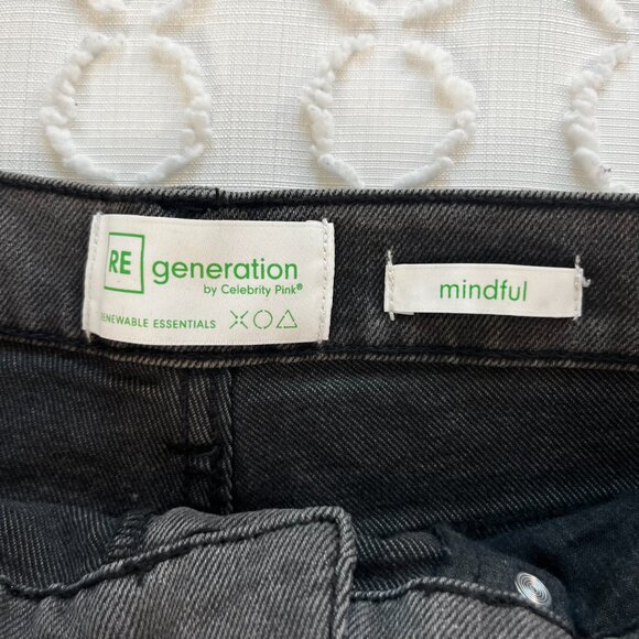 RE Generation by Celebrity Pink Jeans Women's 11 / 30 High Rise Mom Mindful - Picture 5 of 7